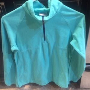 Columbia girls half zip fleece jacket